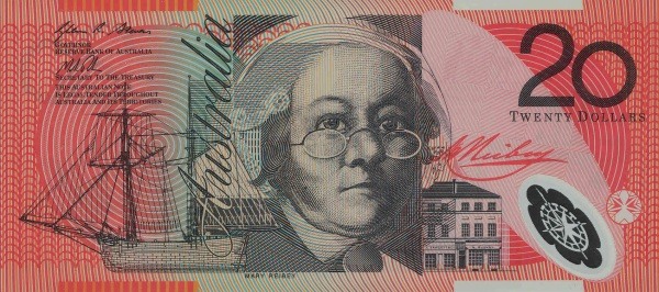 AUD 20 front