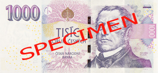 1000 czk front
