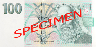 100 czk front