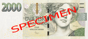 2000 czk front