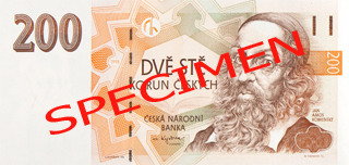 200 czk front