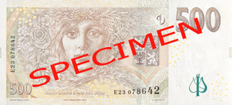 500 czk back