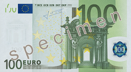 100 eur front