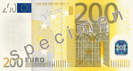 200 eur front