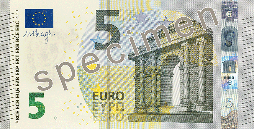 5 eur front
