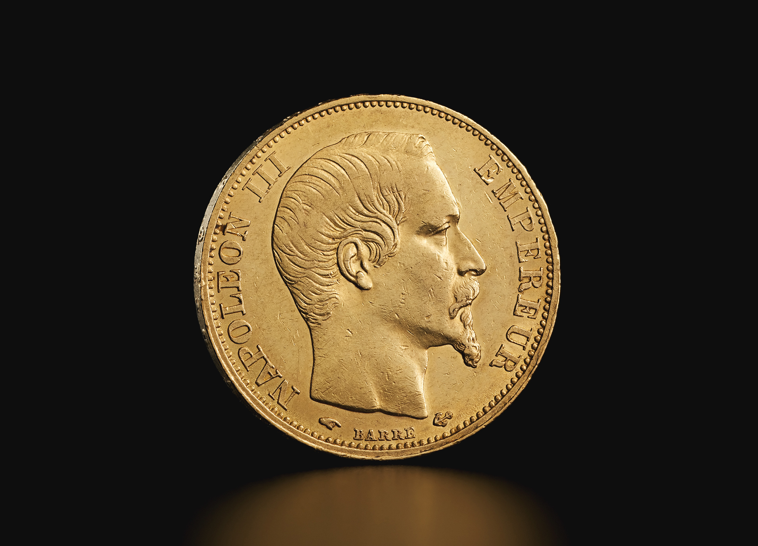 NAPOLEON/1715年 Monedă de Aur 20 Franci francezi Napoleon al III-lea - Tavex