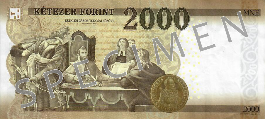 2000 HUF reverse