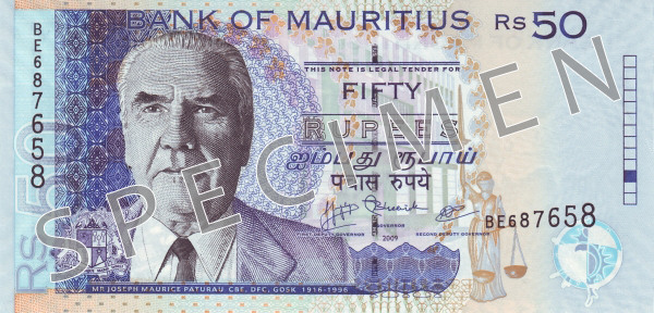 MUR Mauritian rupee