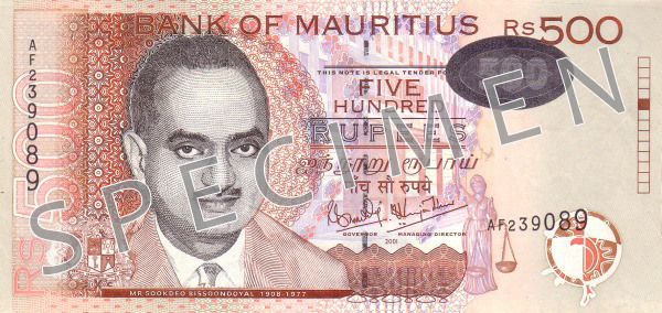 MUR Mauritian rupee
