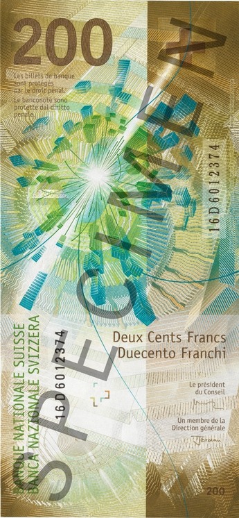 CHF 200 swiss franks