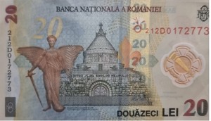 Reversul bancnotei de 20 de lei românești, Ecaterina Teodoroiu